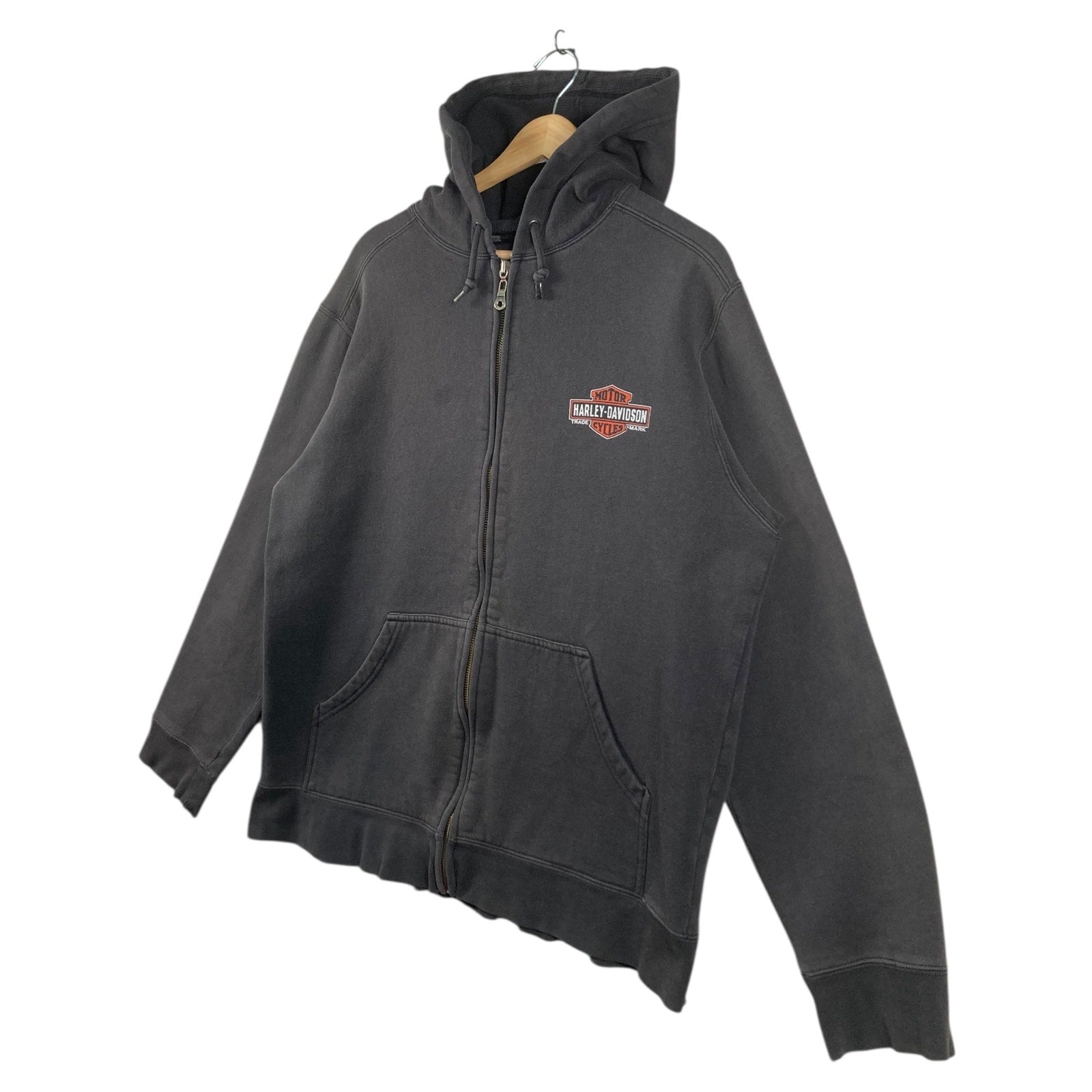 Vintage Harley Davidson Bar & Shield Oil Hoodie