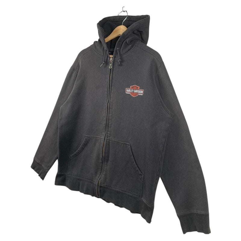 Vintage Harley Davidson Bar & Shield Oil Hoodie