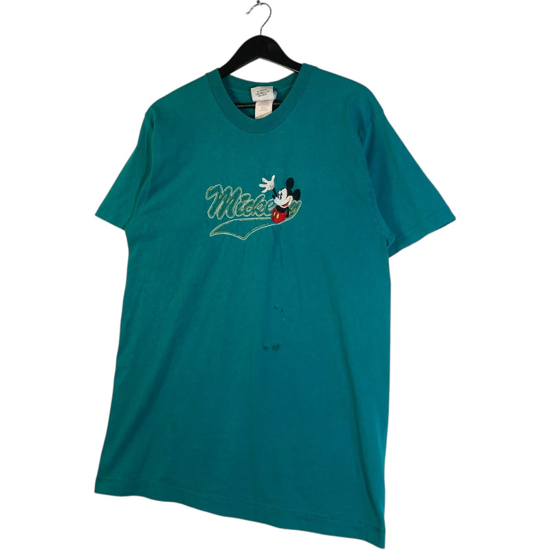 Vintage Disney Mickey Embroidered T-Shirt