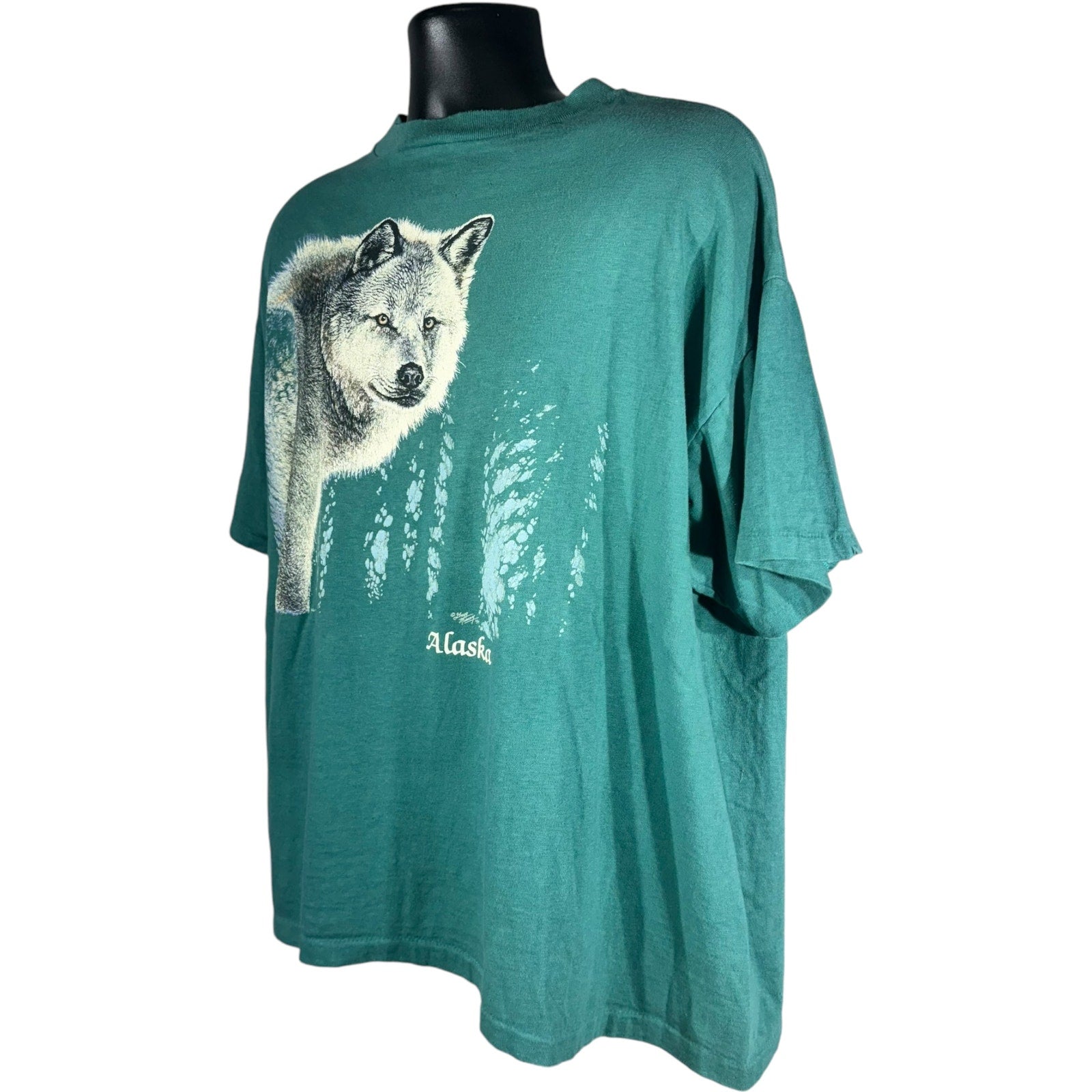 Vintage Alaska Wolf Souvenir Tee