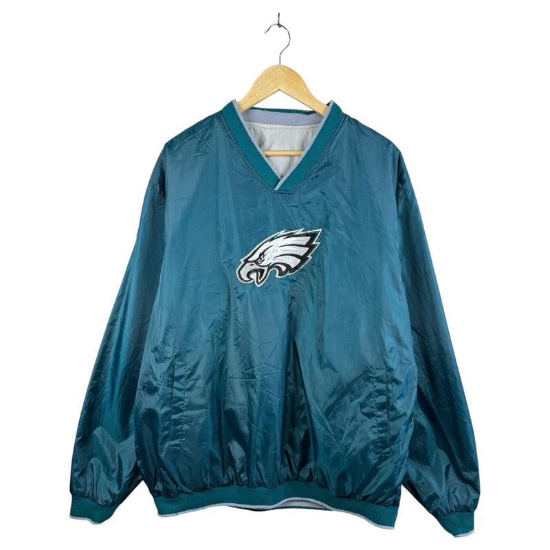 Vintage Philadelphia Eagles NFL Reversible Pullover Jacket