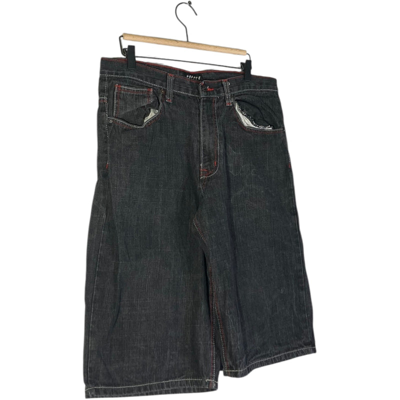 Vintage Refuse Bermuda Denim Jean Shorts 34x15