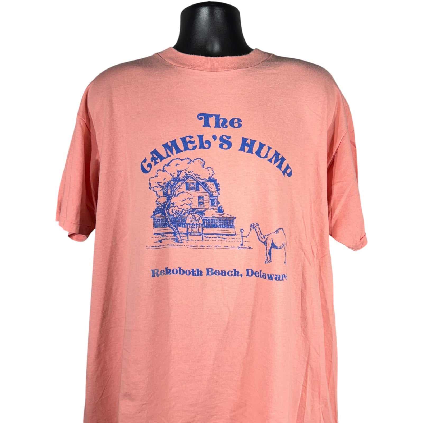 Vintage "The Camels Hump" Delaware Souvenir Tee