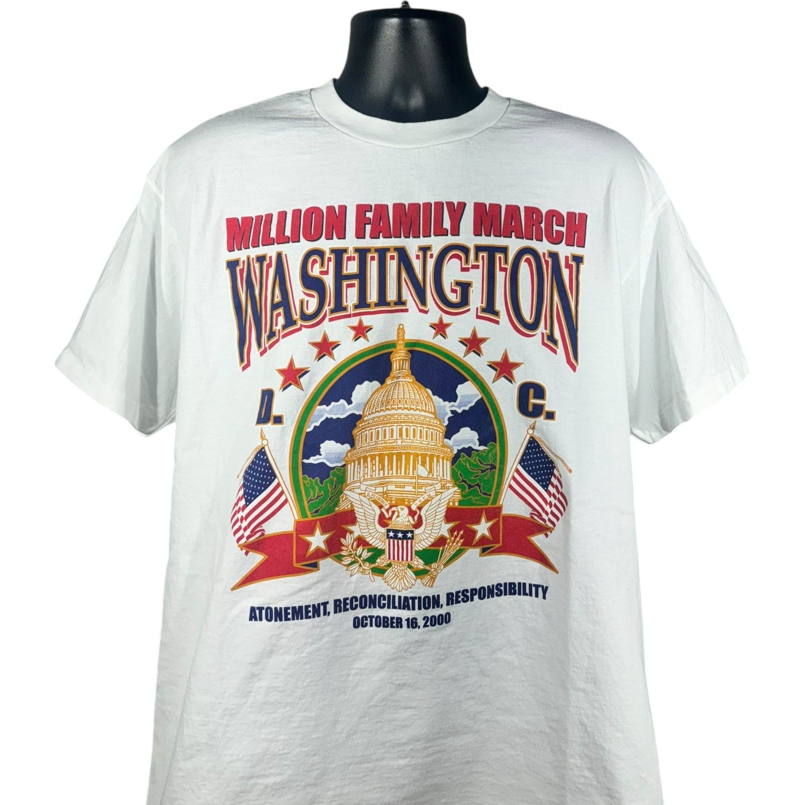 Vintage Washington D.C. Million Family March Tee