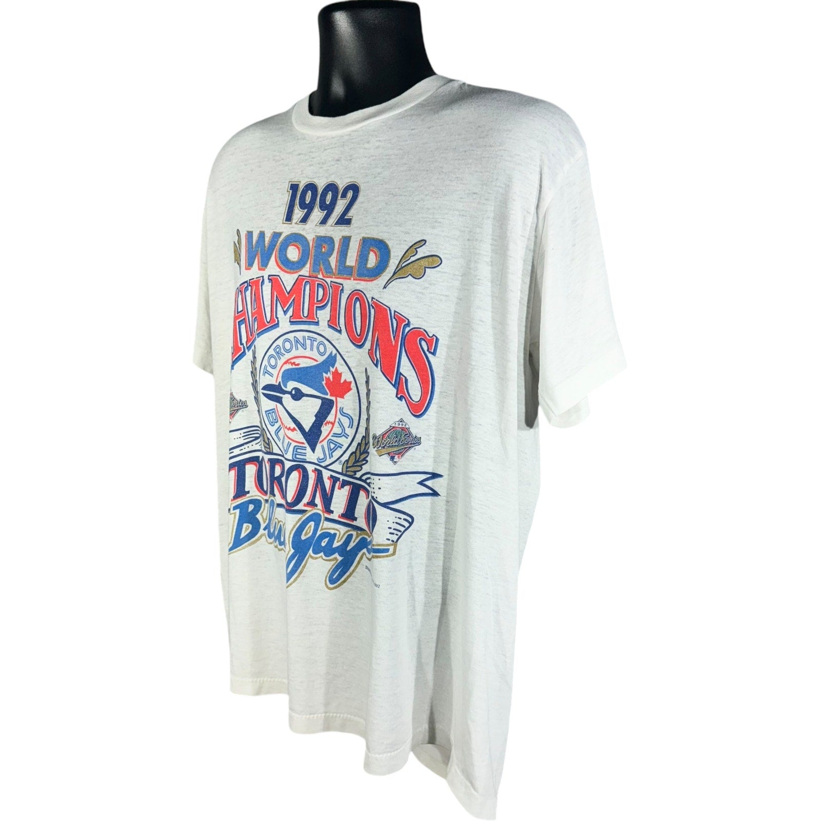 Vintage Toronto Blue Jays World Series Champions Tee 1992