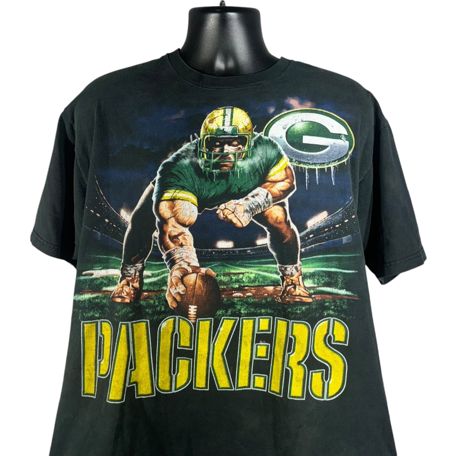 Vintage Green Bay Packers Characature NFL Tee