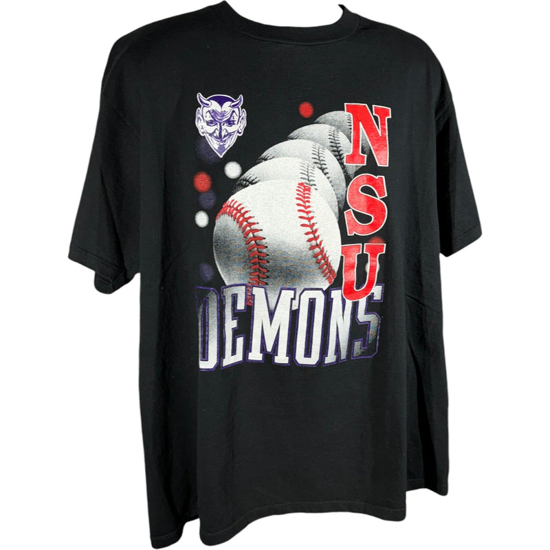 Vintage NSU Demons Baseball Tee