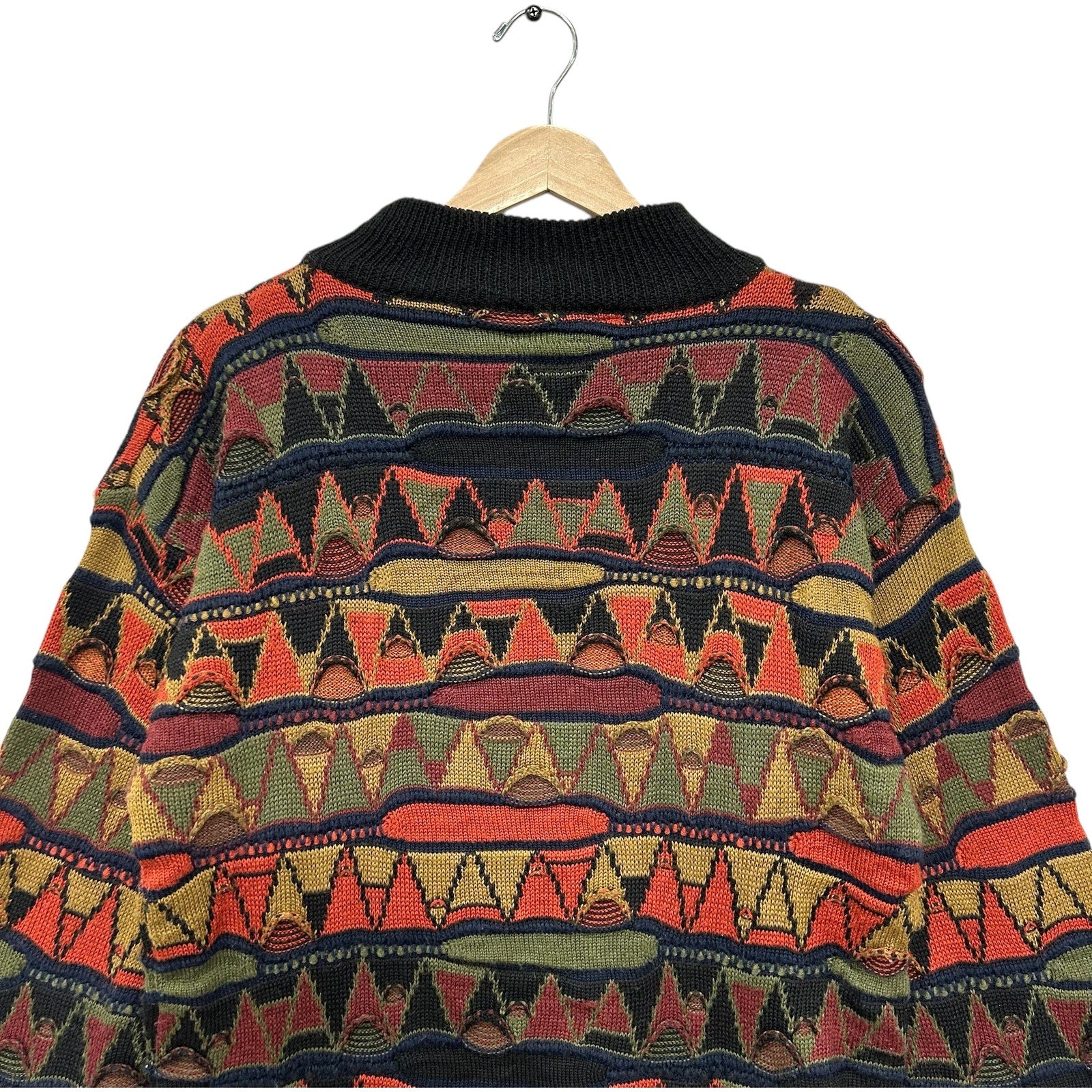 Vintage Fashion Import 3D Knit Sweater 90s