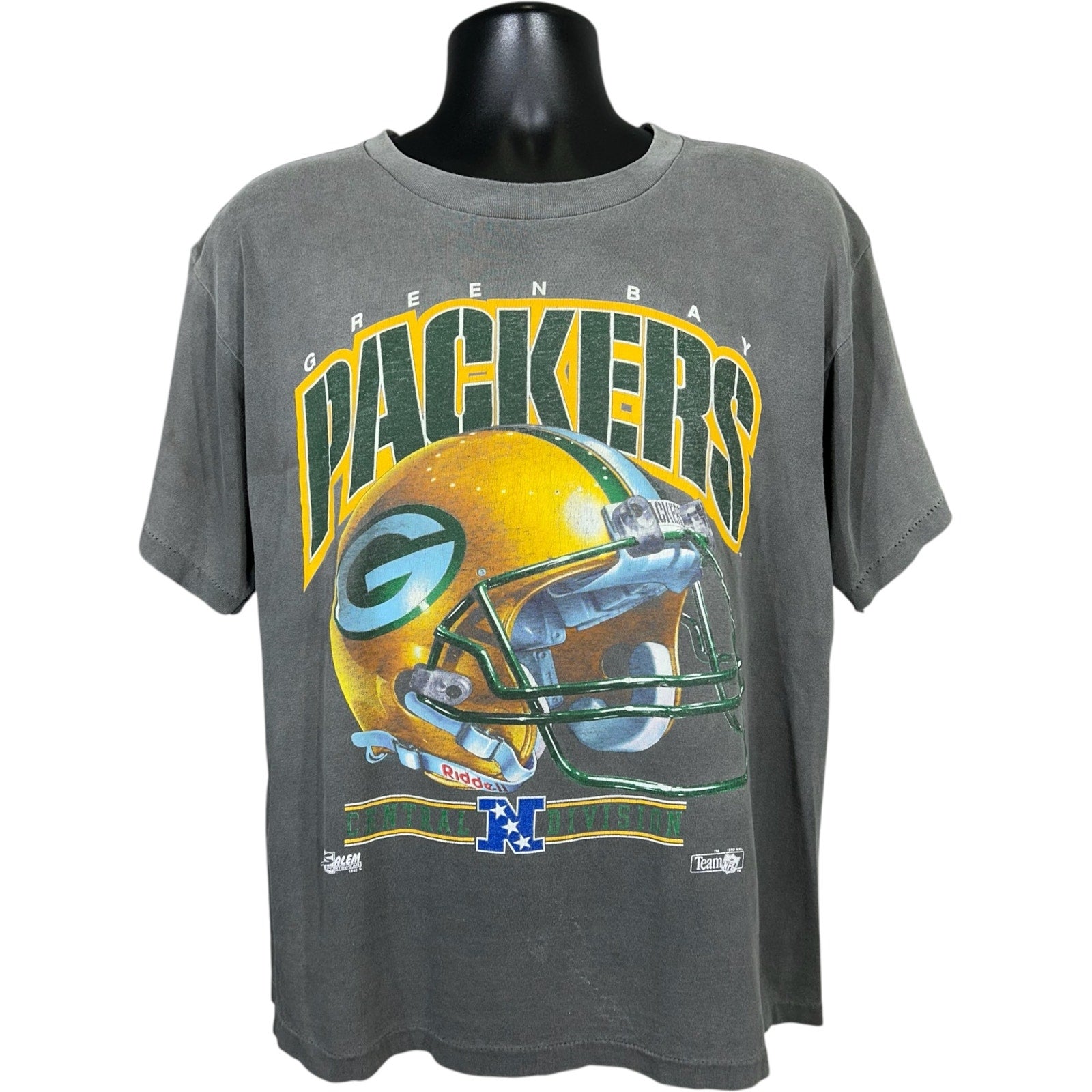 Vintage Salem Sportswear Green Bay Packers Big Helmet Tee