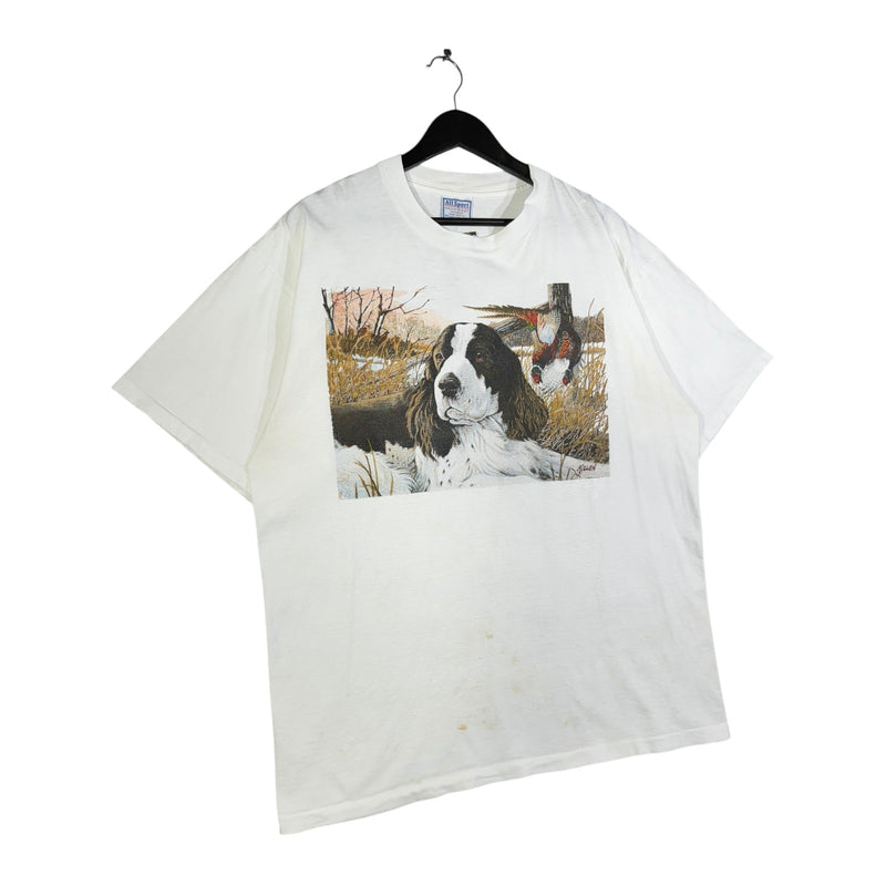Vintage All Sport Spaniel Dog Cotton T-Shirt