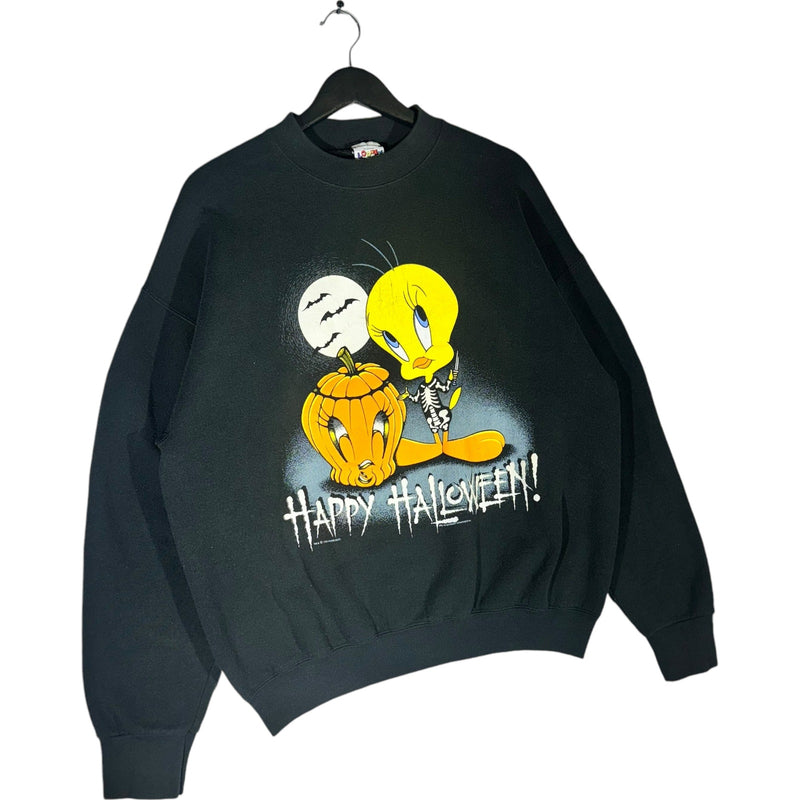 Vintage Looney Tunes Tweety Bird Halloween Crewneck 90s