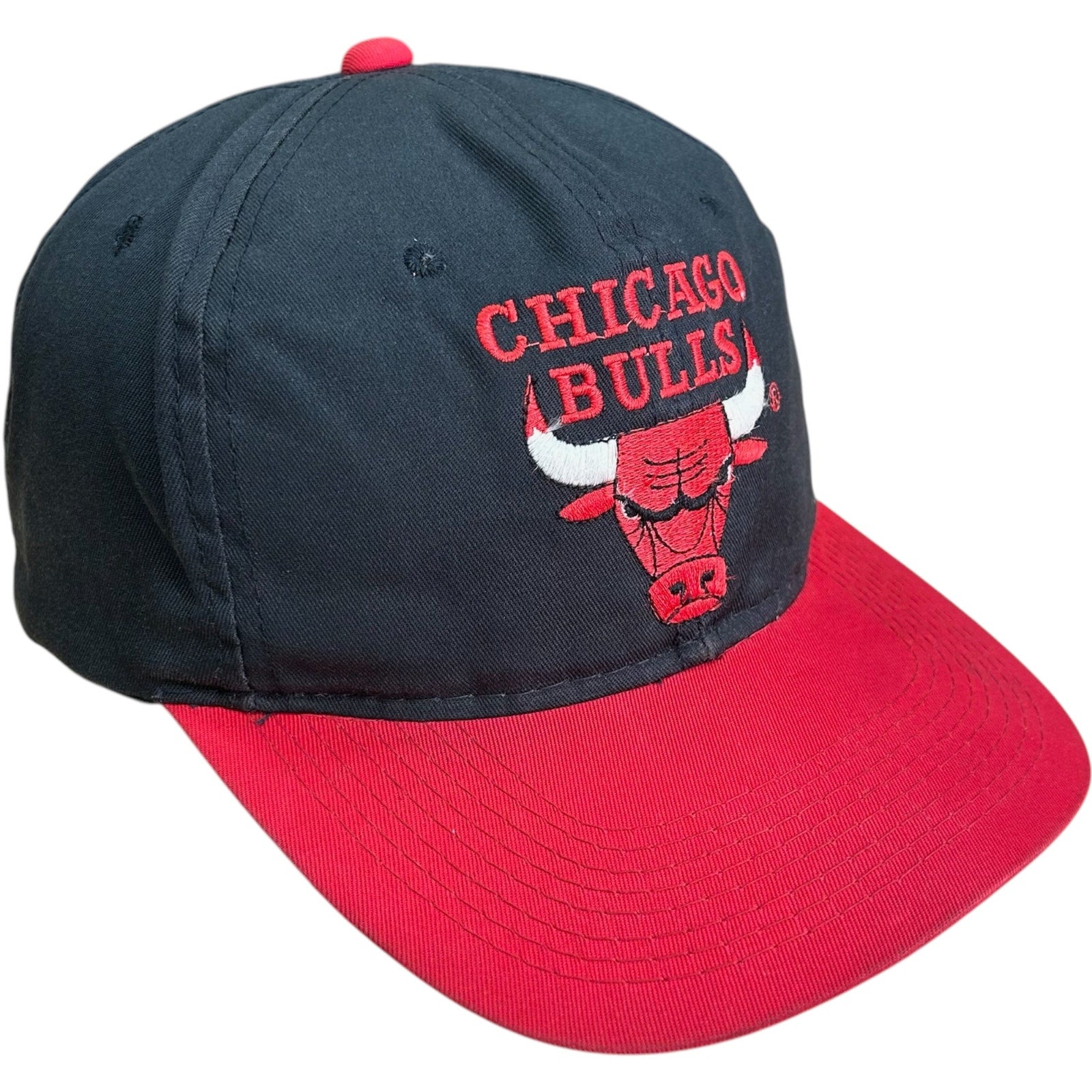 Vintage Chicago Bulls Spellout NBA Snapback Hat