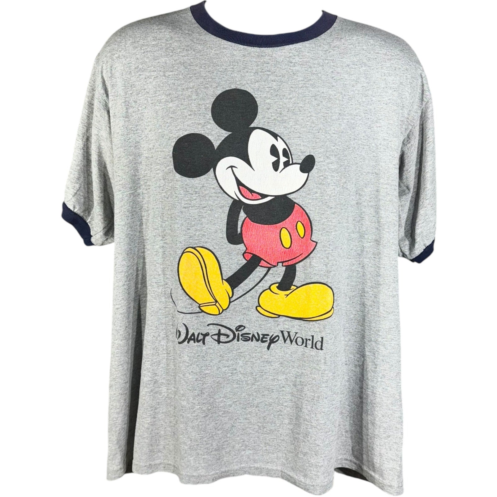 Vintage Walt Disney World Mickey Mouse Ringer Tee