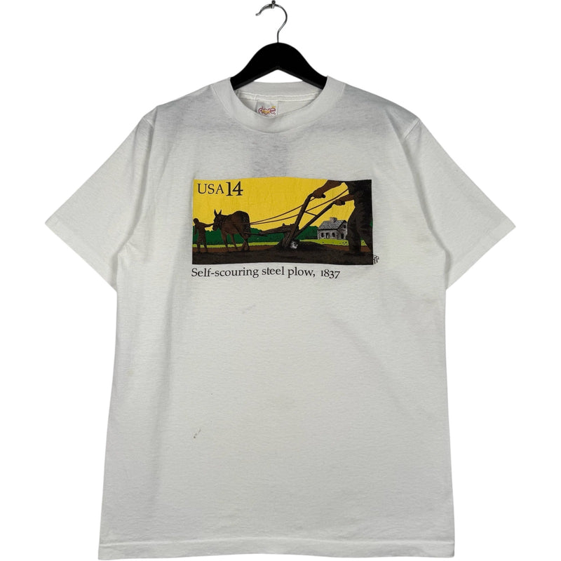 Vintage USA14 Self Scouring Steel Plow Tee
