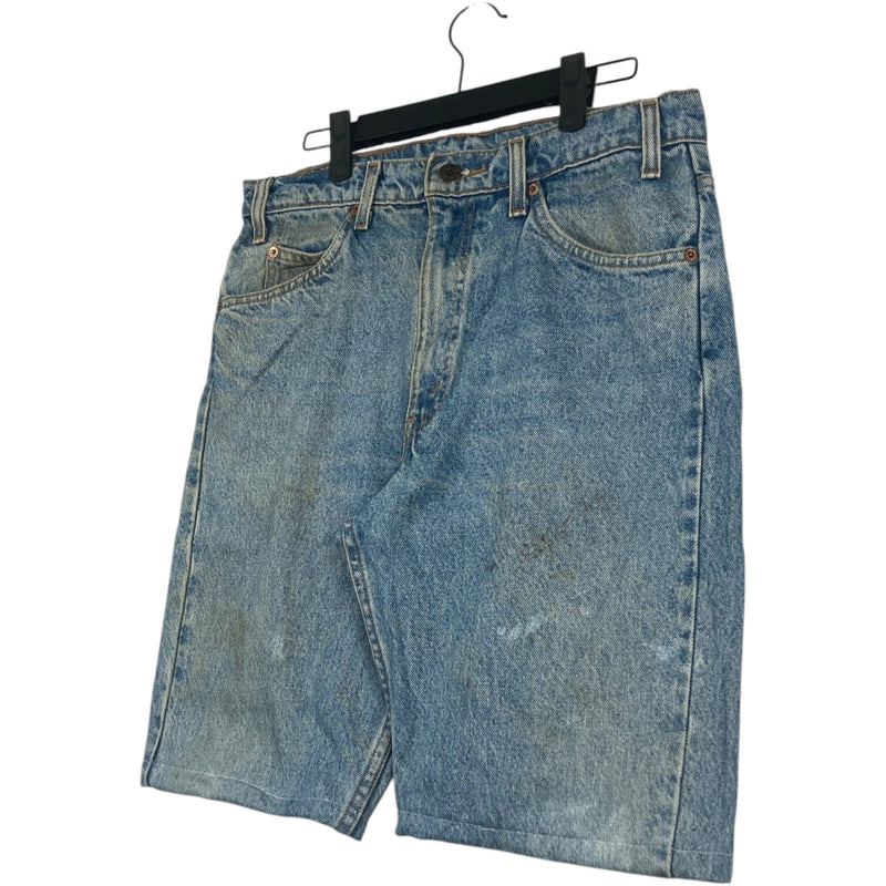 Vintage Levi's 505 Orange Tab Denim Shorts 33
