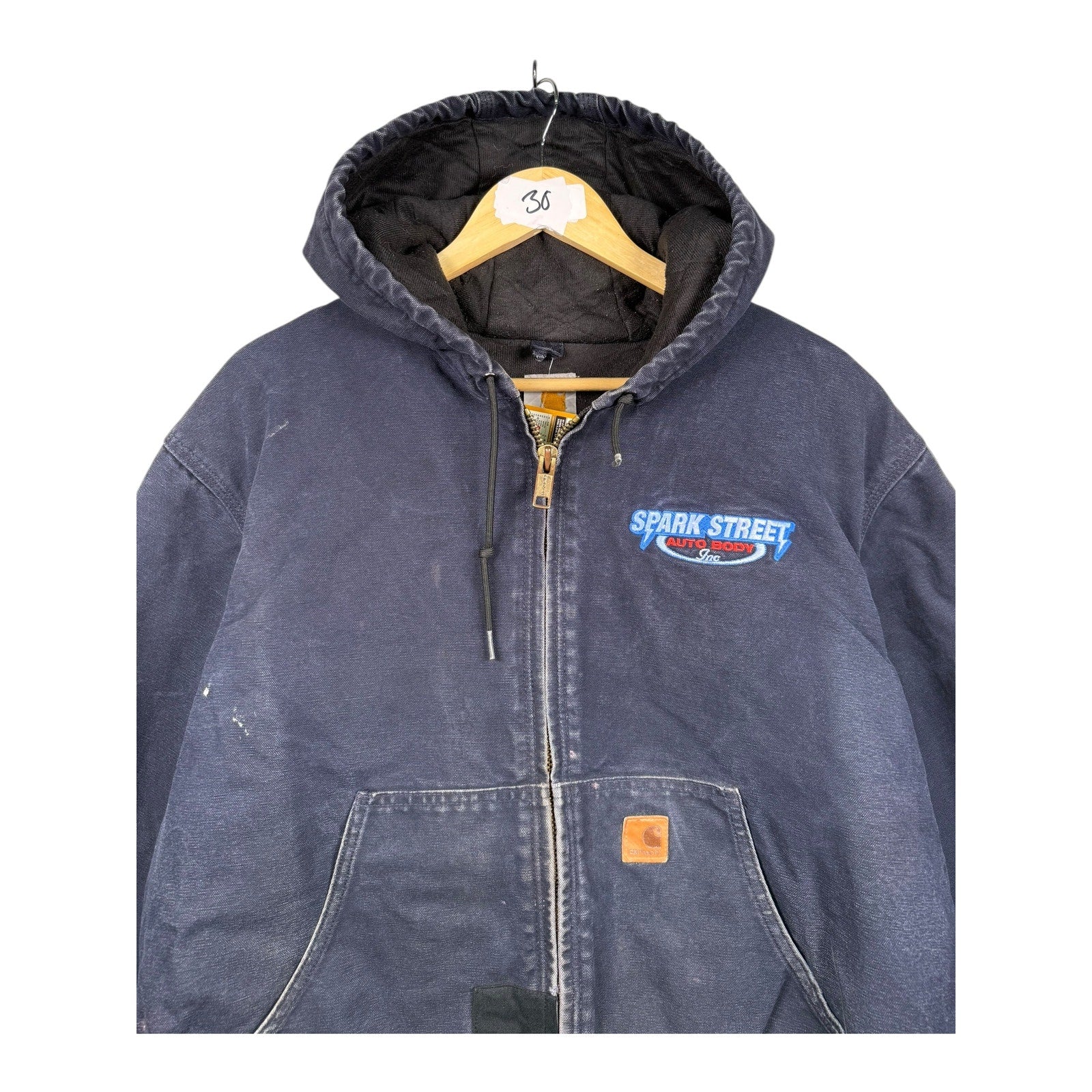 Vintage Carhartt Spark Street Auto Full Zip Hoodie