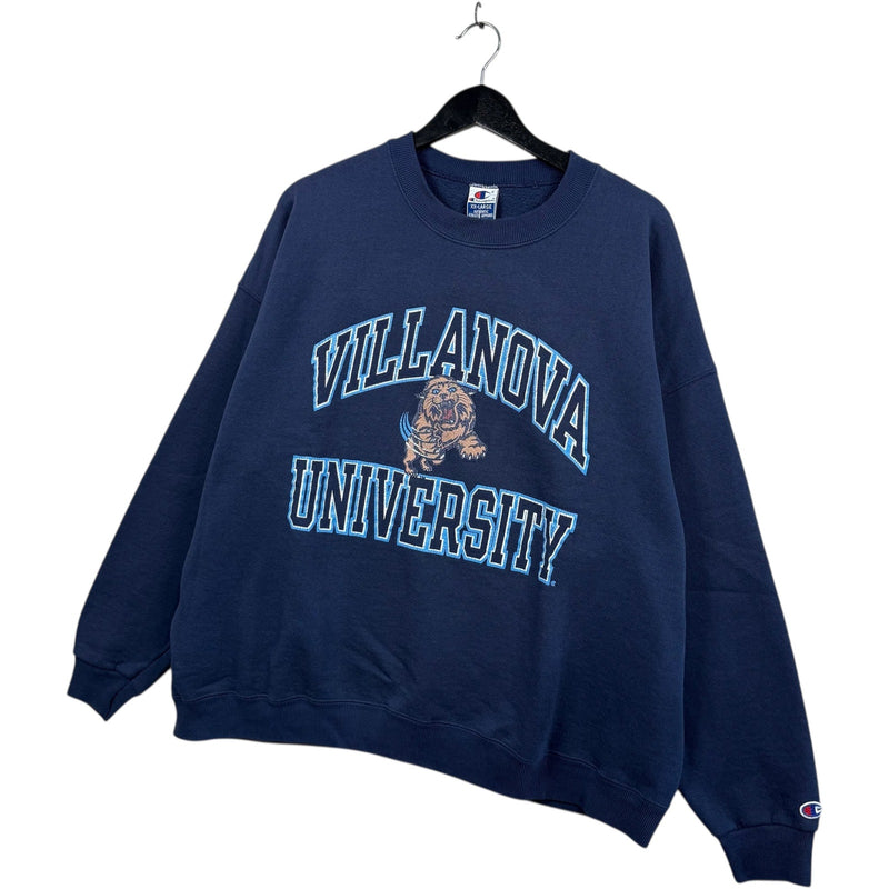 Vintage Villanova University Chest Spellout Crewneck