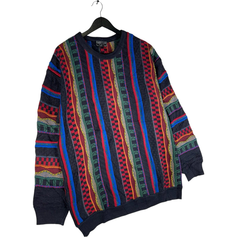 Vintage 3D Knit Sweater