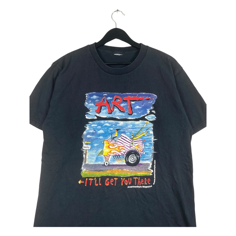 Vintage Art It'll Get You There Graphic T-Shirt