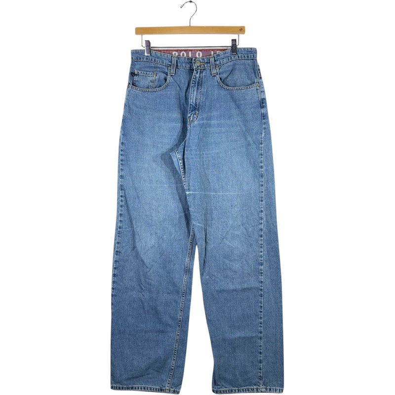 Vintage Polo Ralph Lauren Wide Leg Denim Jeans 32 x 33