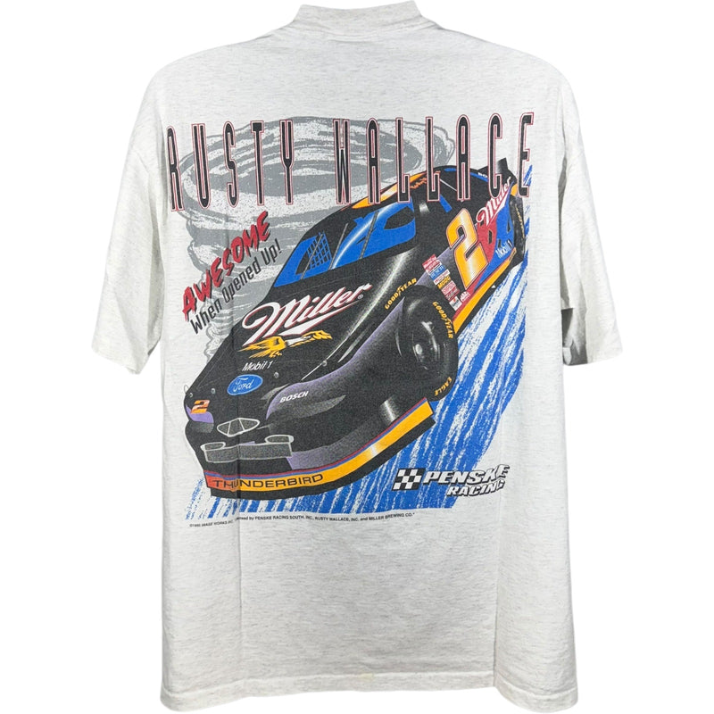 Vintage NASCAR Rusty Wallace Racing Tee 90s