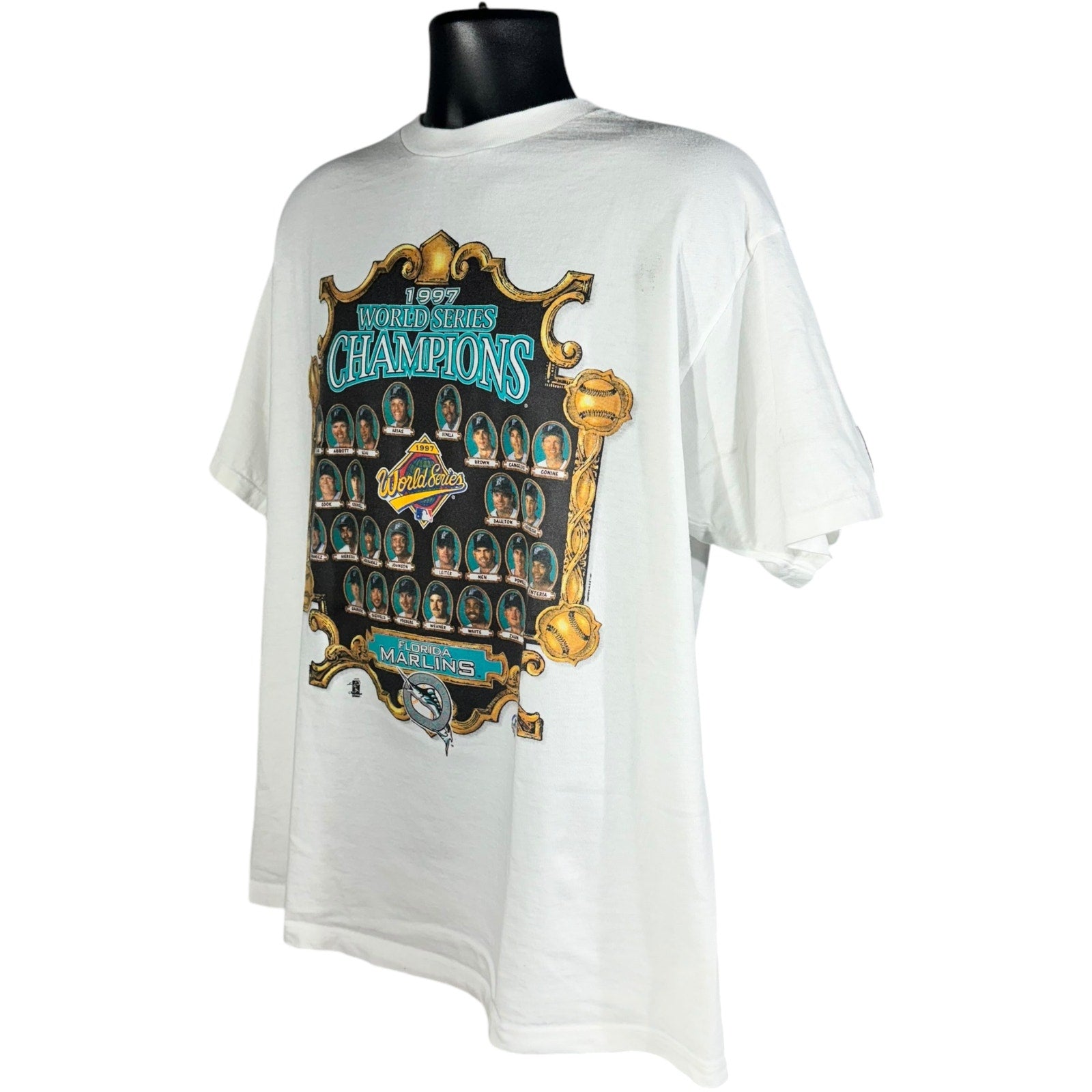 Vintage Starter Florida Marlins World Series Champions Tee