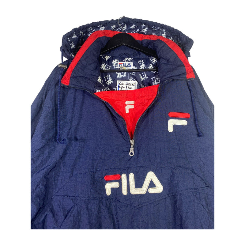 Vintage Fila 1/2 Zip Pullover Jacket Windbreaker