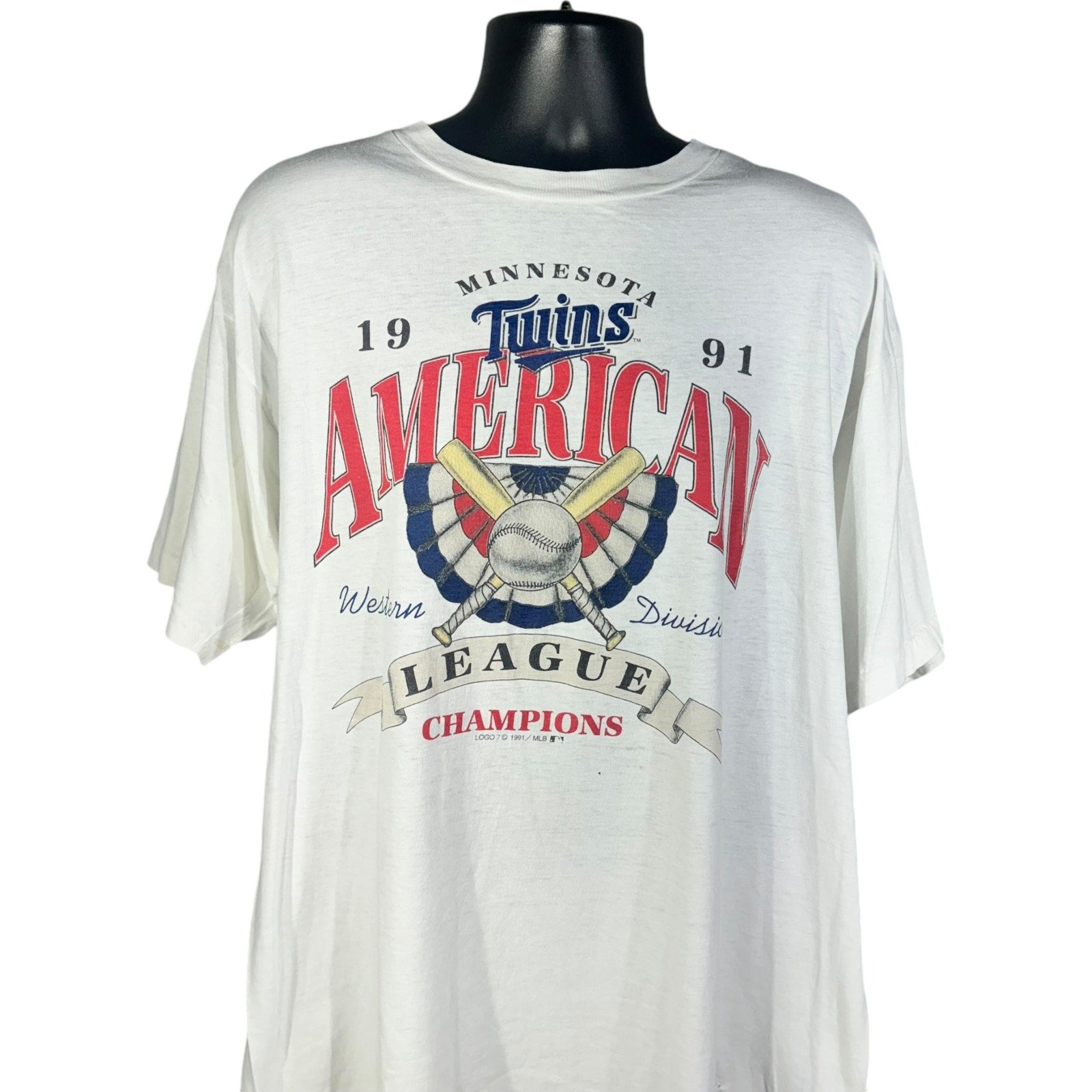 Vintage Minnesota Twins League Champions Tee 1991