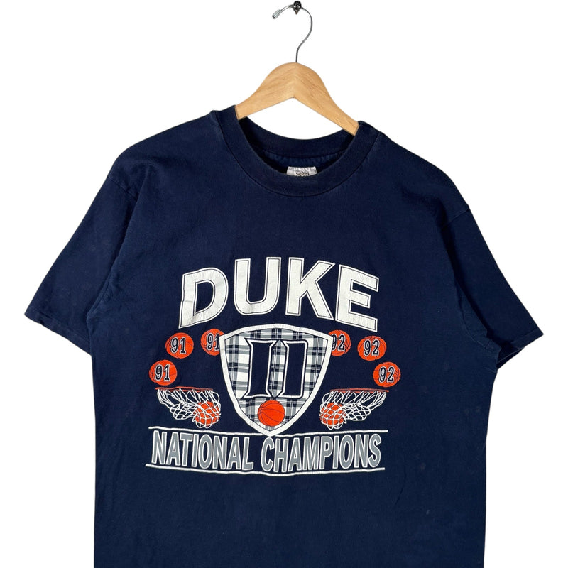 Vintage Duke University Basketball National Champions Tee 90s