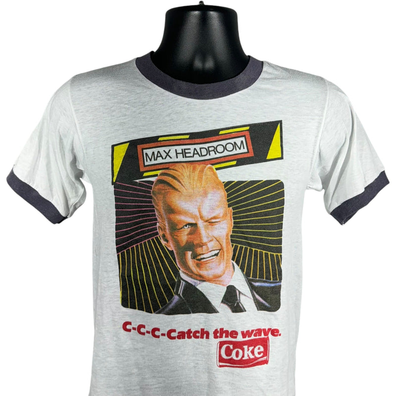 Vintage Coca-Cola "Max Headroom" Ringer Tee 70s/80s