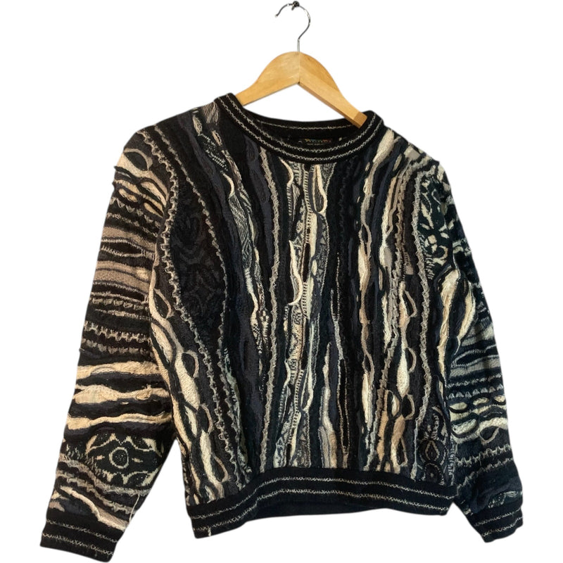 Vintage Coogi 3D Abstract Knit Sweater