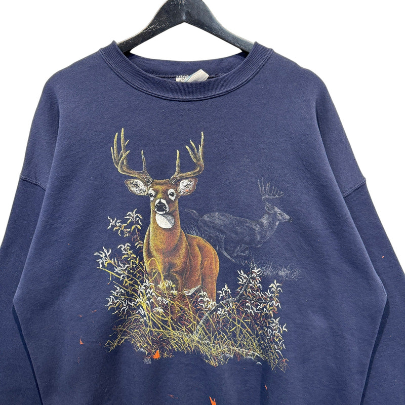 Vintage Buck Wildlife Crewneck