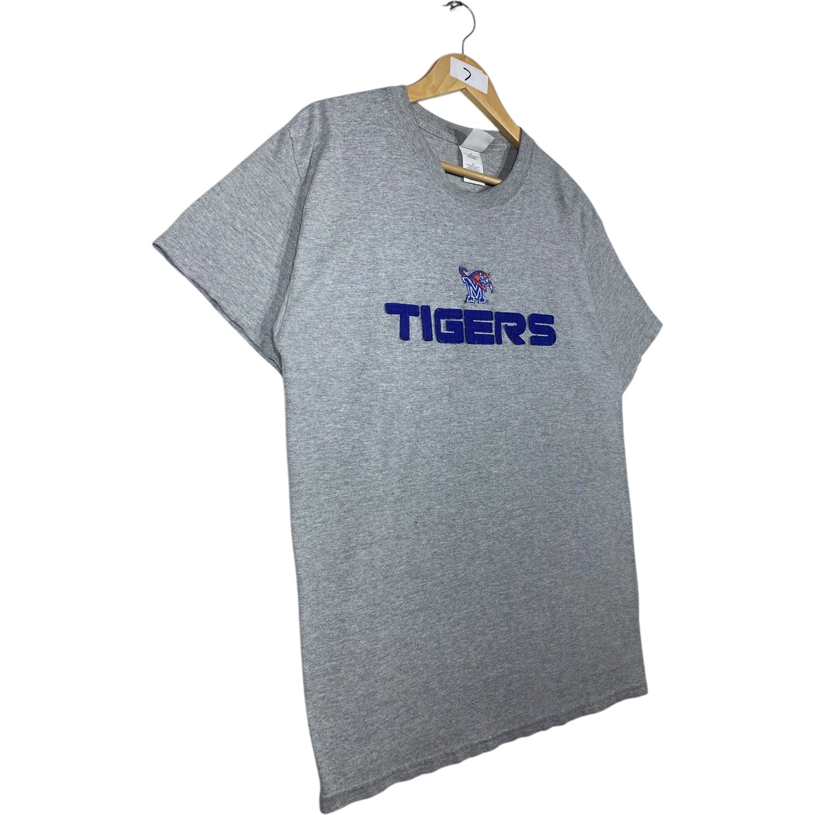 Vintage Memphis Tigers Embroidered Logo T-Shirt