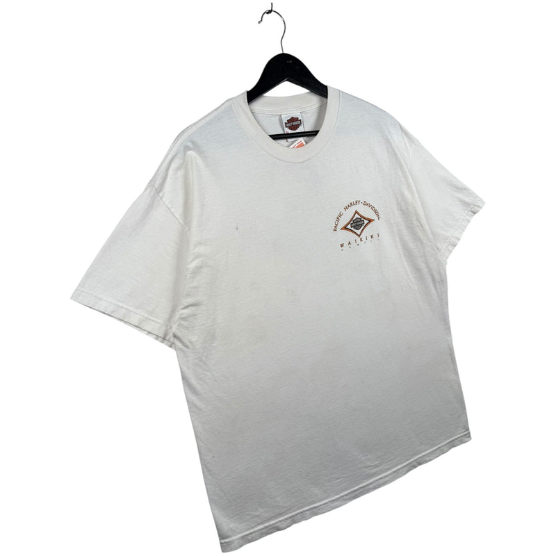 Vintage Harley Davidson Waikiki Hawaii Graphic T-Shirt