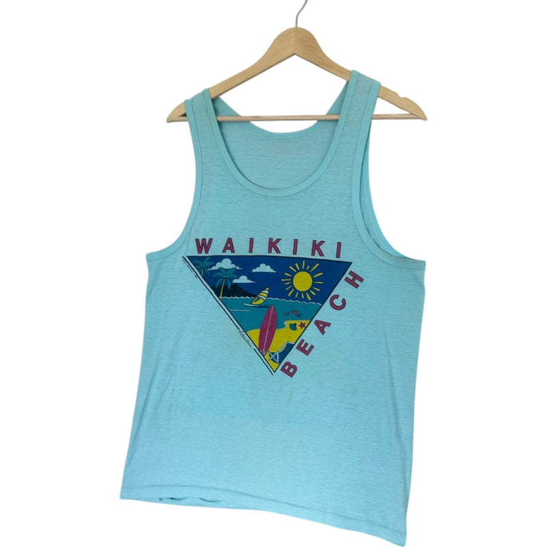 Vintage Waikiki Beach Hawaii Tank Top