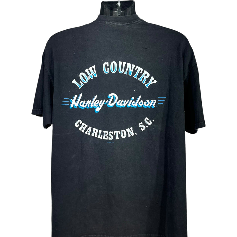 Vintage Harley Davidson Low Country Charleston, S. C. Tee