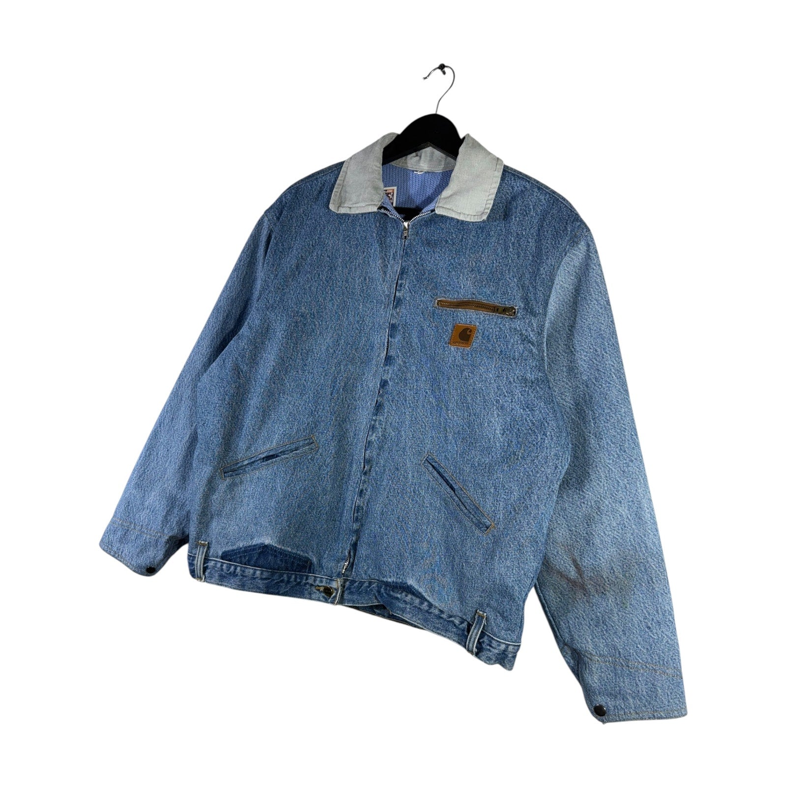 Vintage Reworked Carhartt Full Zip Denim Jacket
