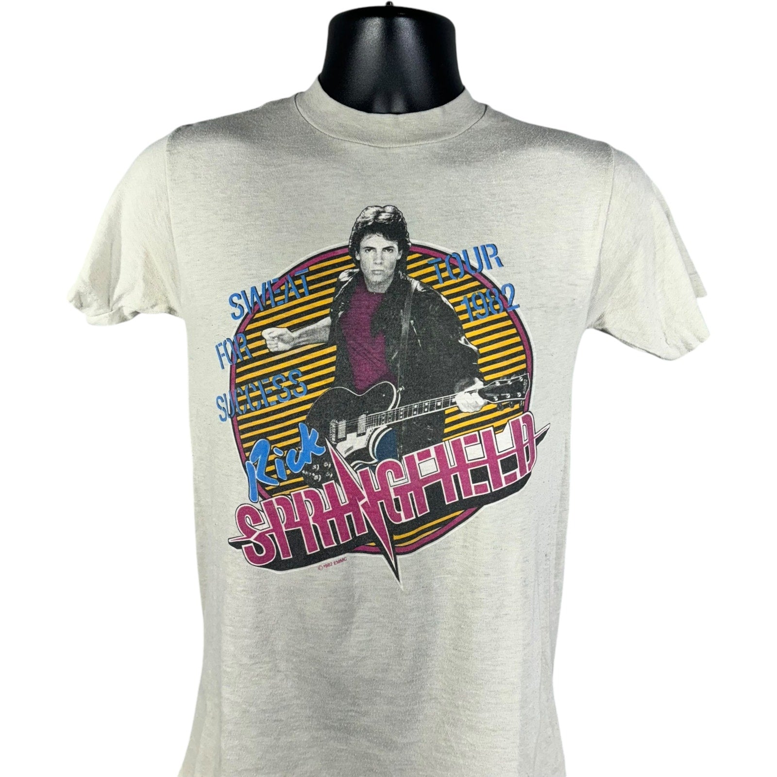 Vintage Rick Springfield Sweat For Success Tour Tee 1982