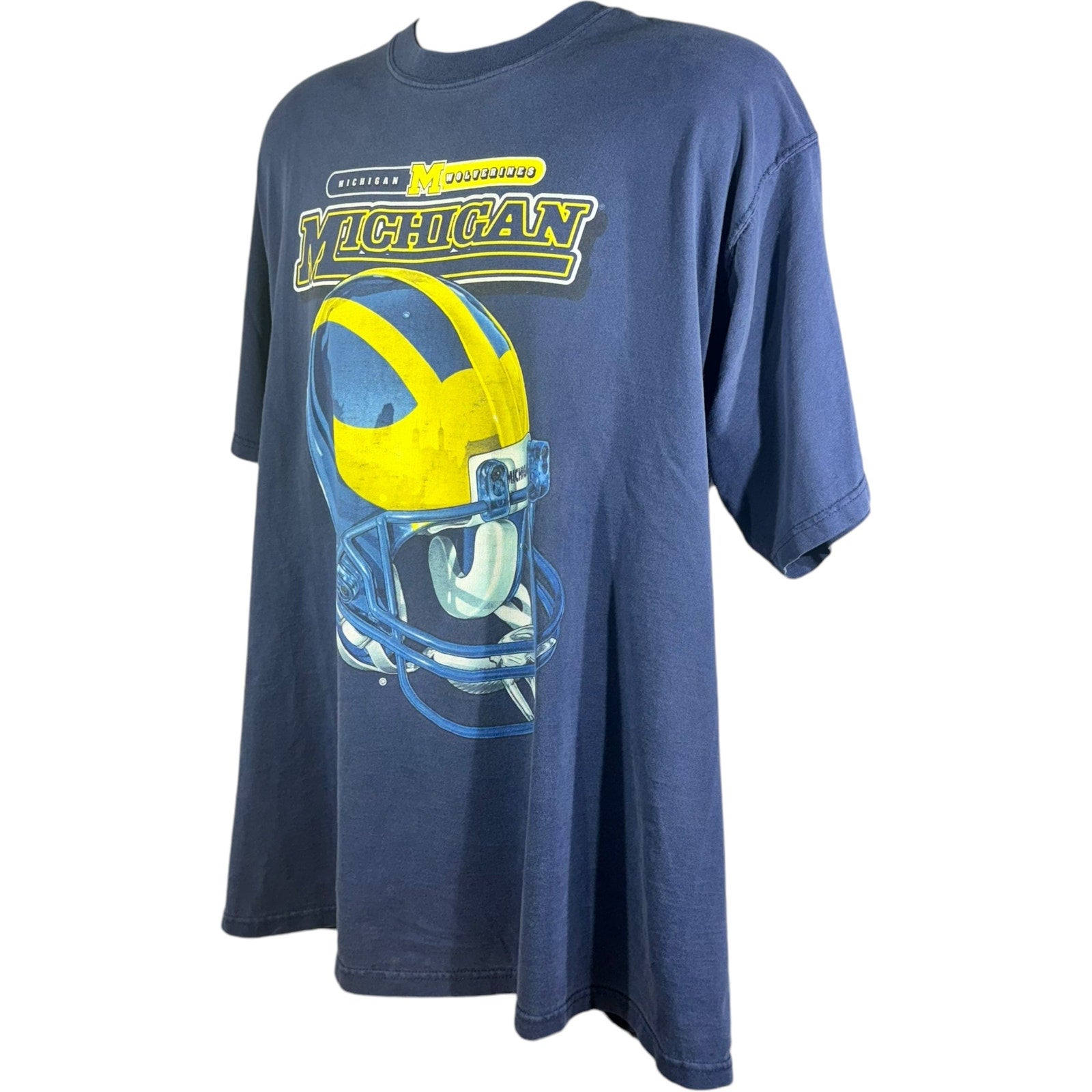 Vintage University of Michigan Wolverines Big Helmet Tee