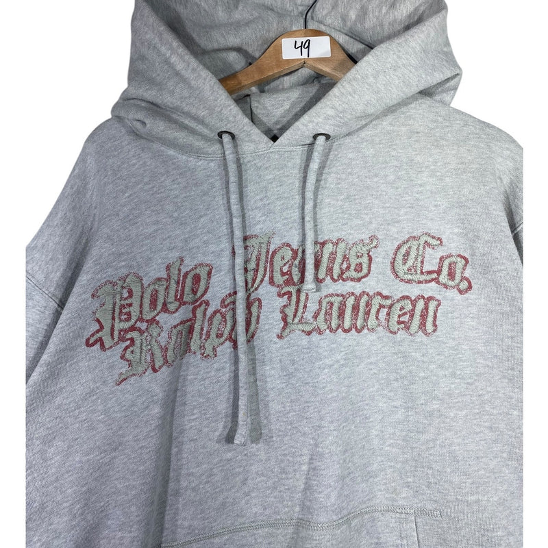 Vintage Polo Jeans Co Ralph Embroidered Logo Lauren Hoodie