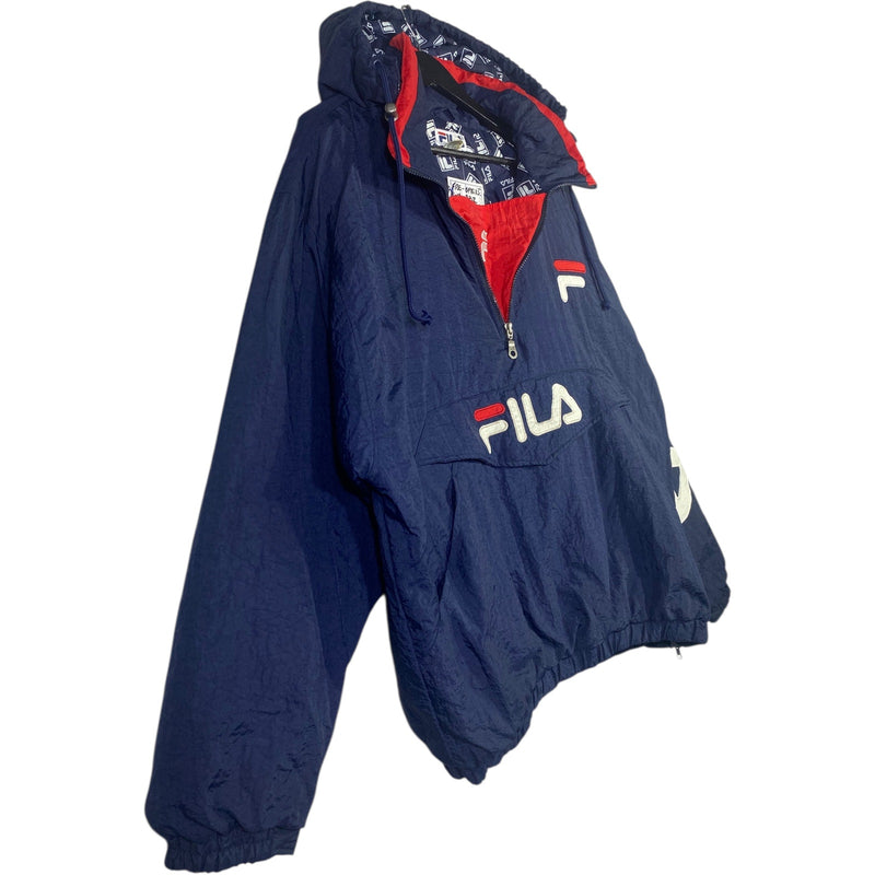 Vintage Fila 1/2 Zip Pullover Jacket Windbreaker
