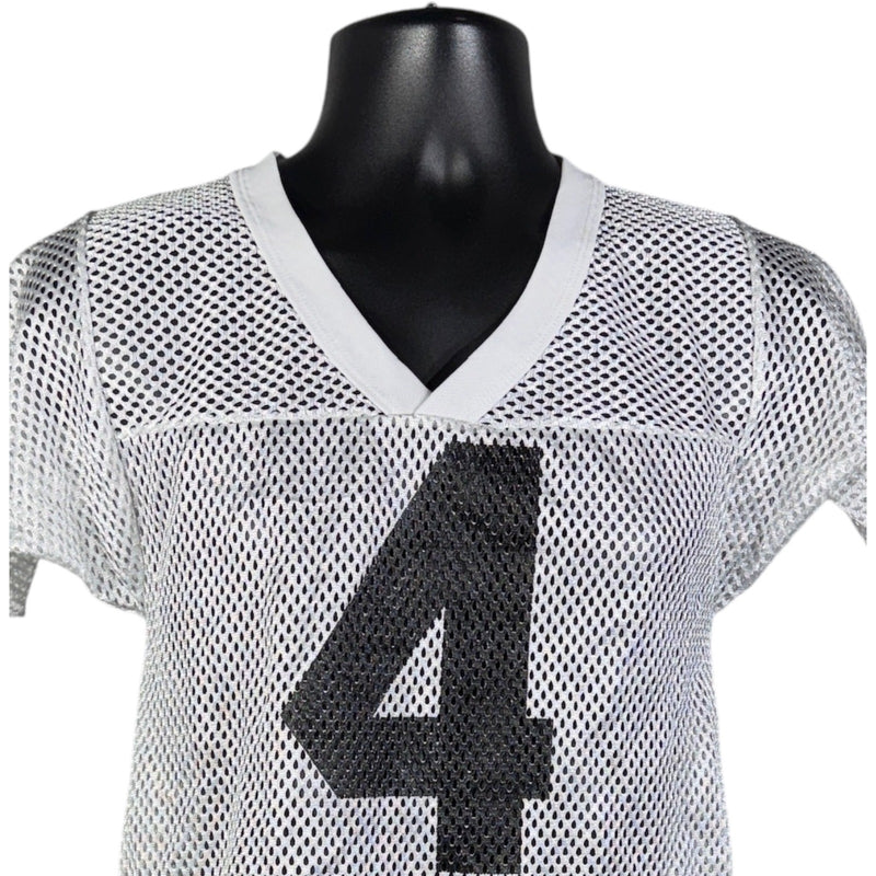 Vintage Cropped Mesh #4 Football Jersey