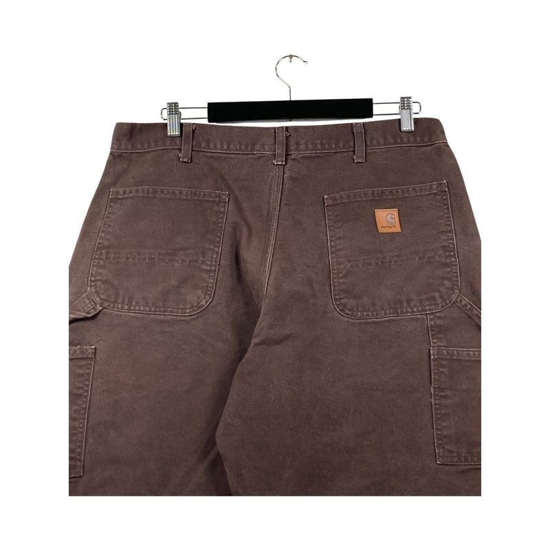 Vintage Carhartt Carpenter Raw Hem Cargo Shorts 36