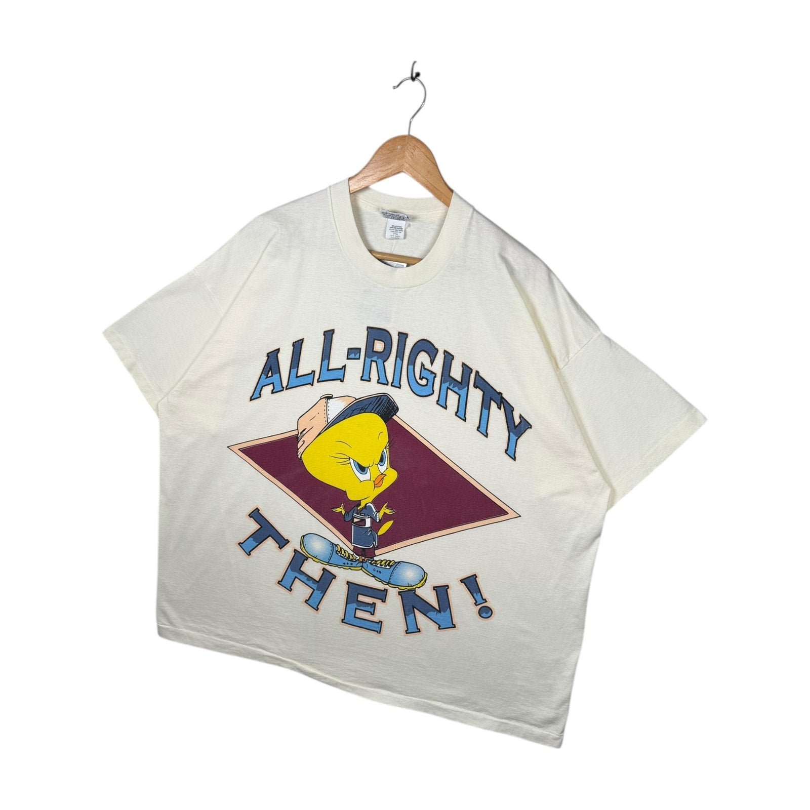 Vintage Tweety Bird “All-Righty Then!” Looney Tunes T-Shirt
