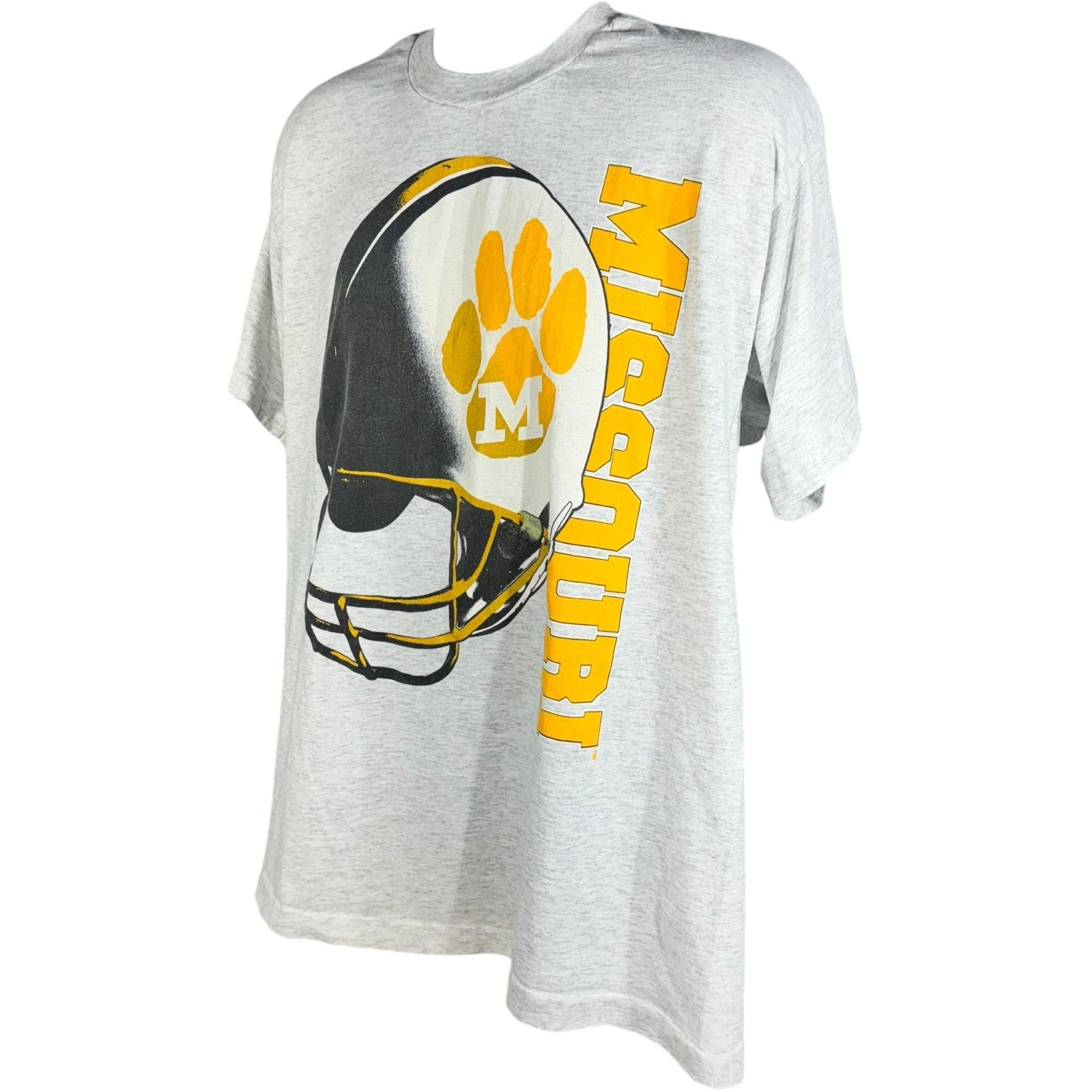 Vintage University Of Missouri Tigers Football Helmet Tee