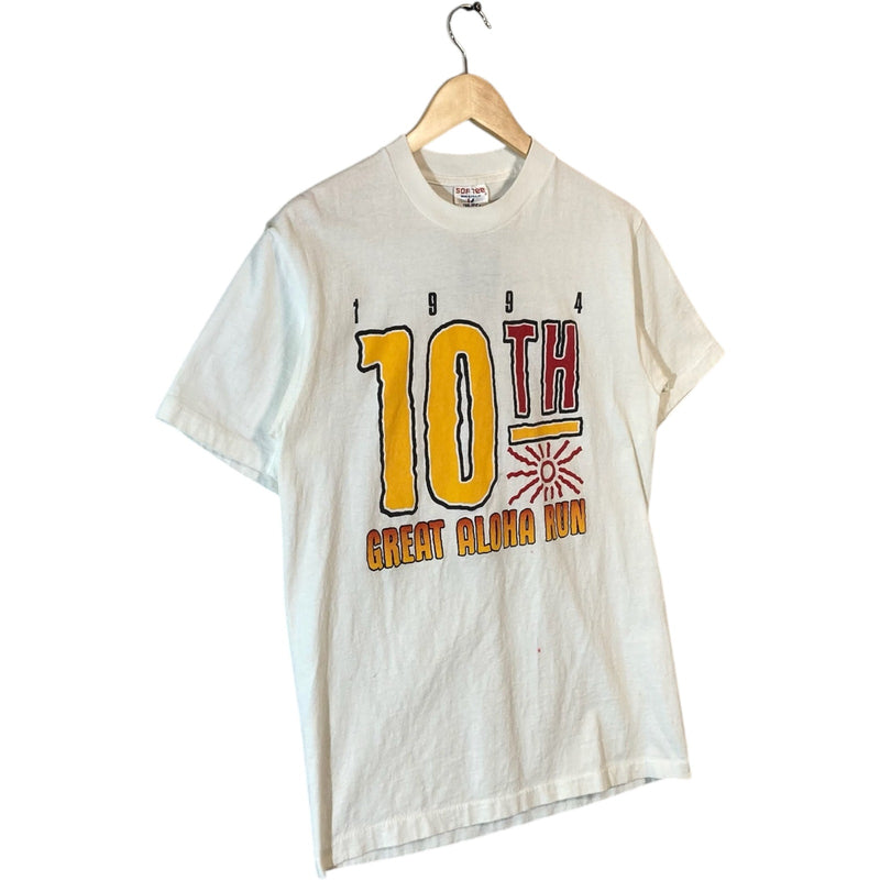 Vintage 10th Great Aloha Run "In Training" Tee 1994