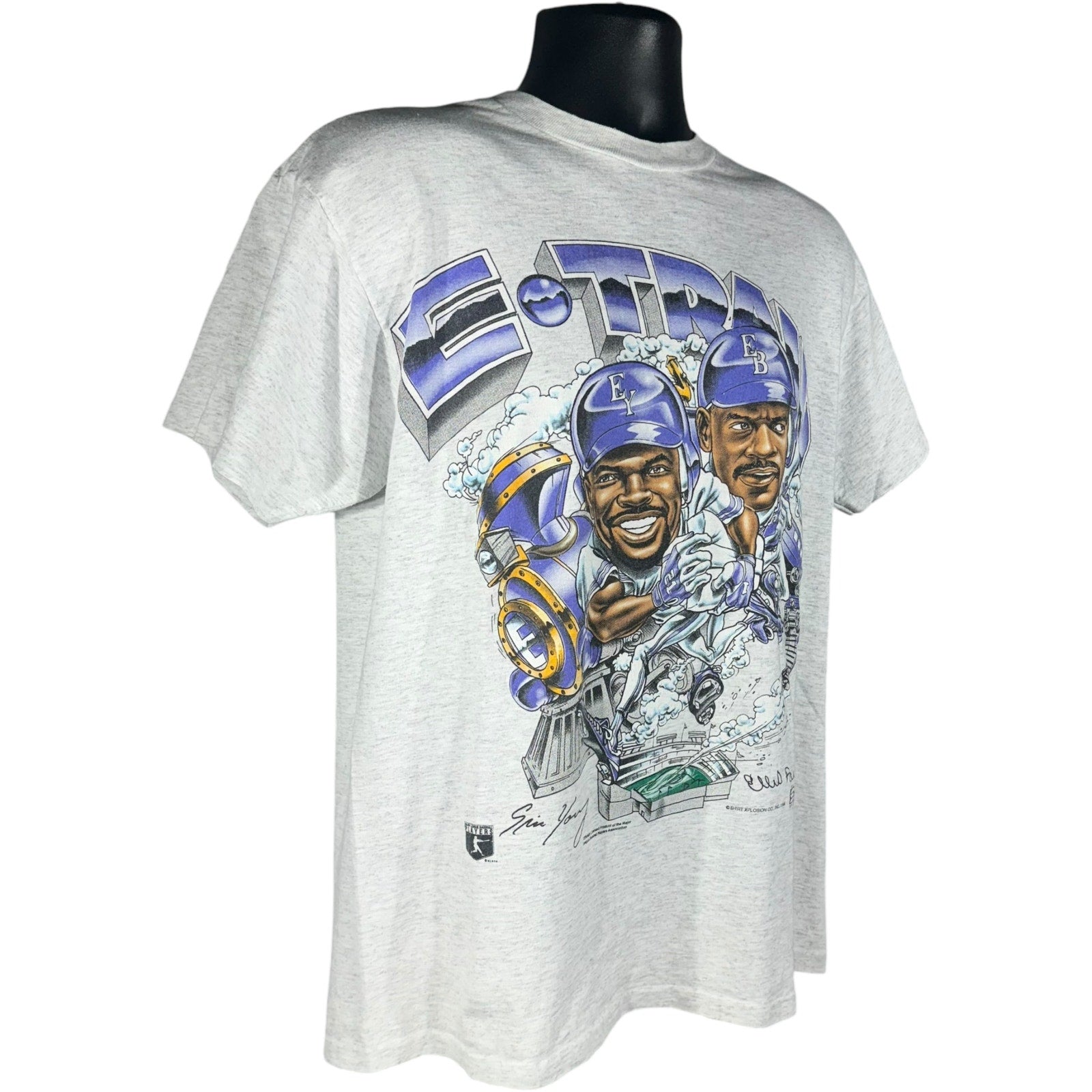 Vintage Colorado Rockies "E-Train" Caricature Tee 1996