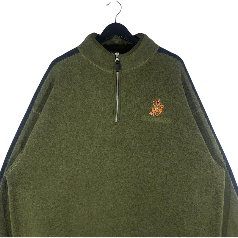 Vintage Warner Brothers Studios Scooby Doo 1/4 Zip Fleece