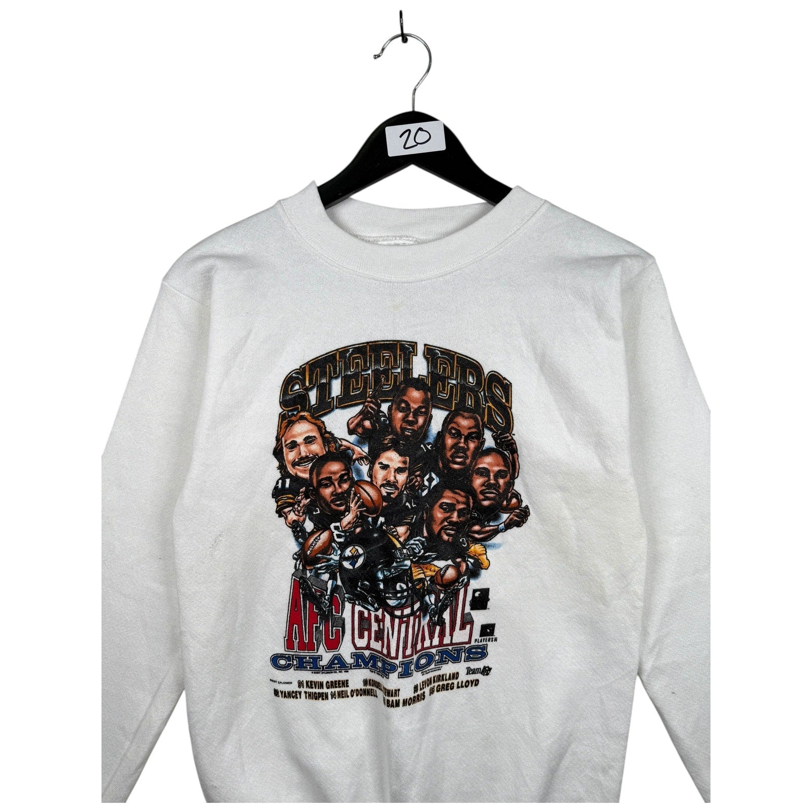 Vintage Steelers AFC Central Champions Sweatshirt Crewneck