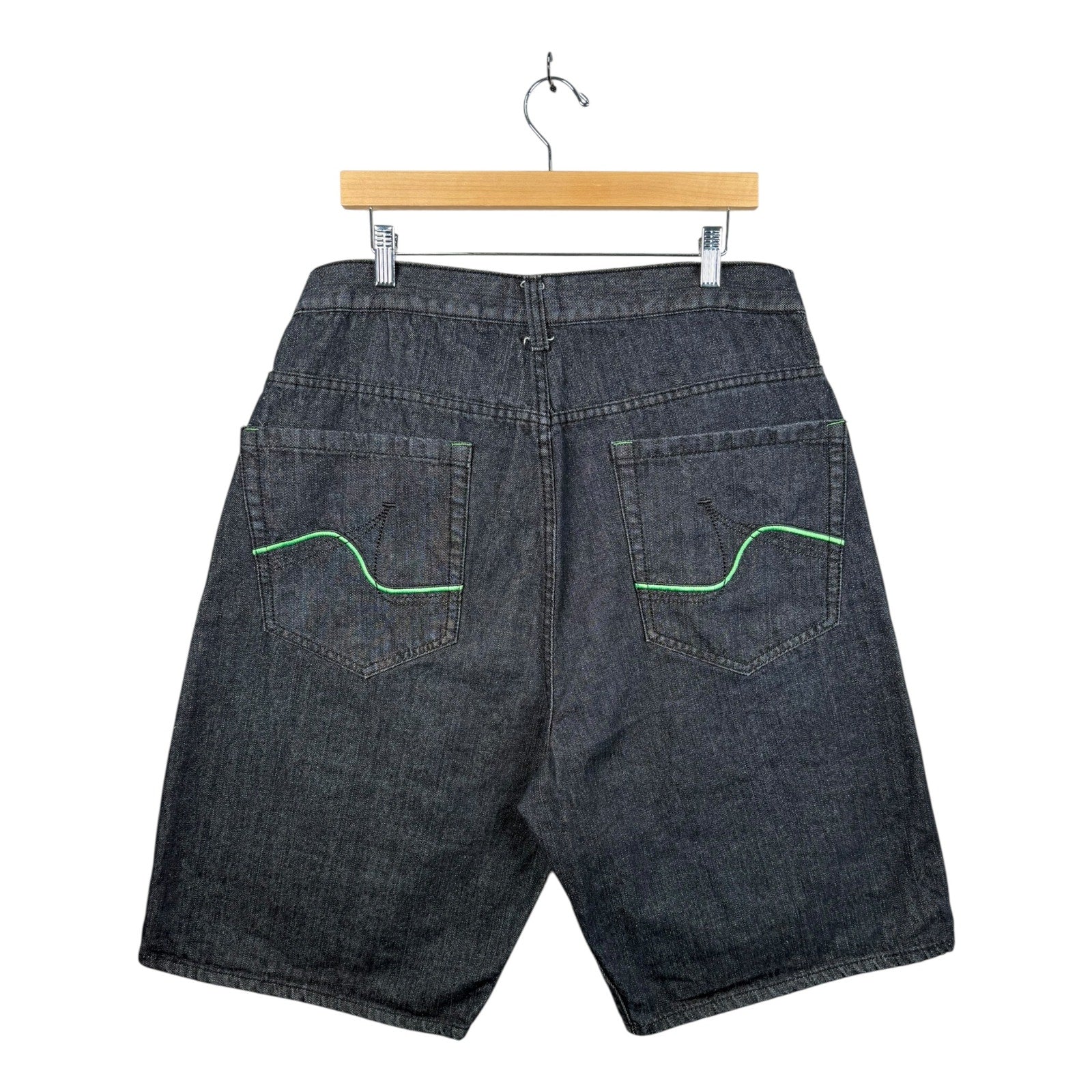 Vintage Cotton Bermuda Jean Denim Shorts
